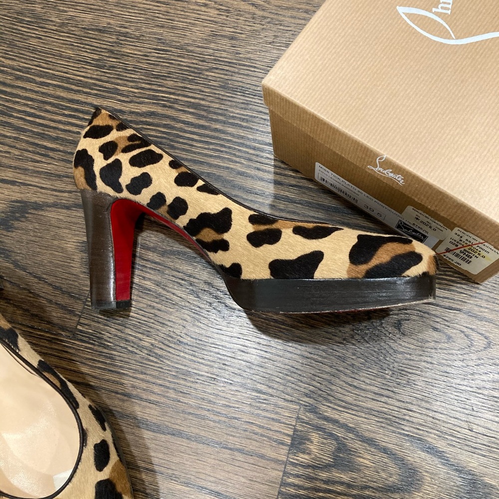 Christian Louboutin Leopard Pony